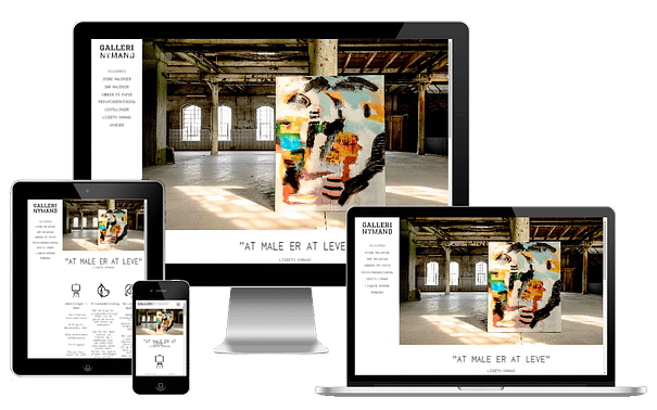 Ny Hjemmeside Kunstner Lisbeth Nymand WordPress 06