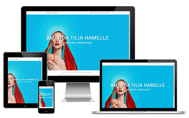 Ny Hjemmeside WordPress teaterproducer Amanda Tilia Hamelle