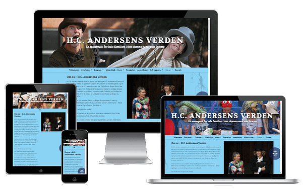 Ny WordPress hjemmeside til teater-parken H.C. Andersens Verden