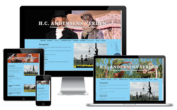 Ny WordPress hjemmeside til teater-parken H.C. Andersens Verden