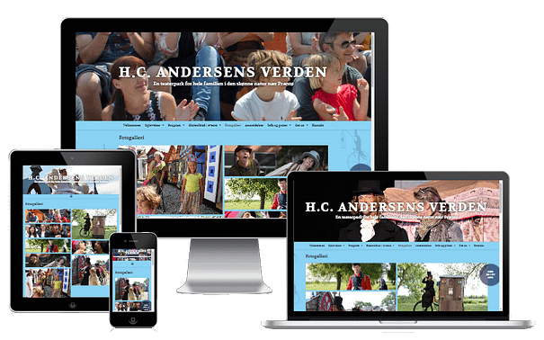 Ny WordPress hjemmeside til teater-parken H.C. Andersens Verden