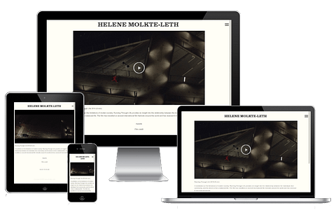 Ny Hjemmeside Til Filminstruktoer Helene Moltke Leth Wordpress Design 2