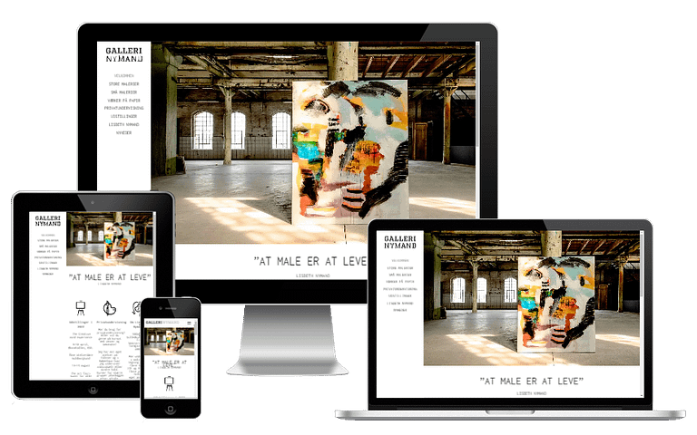 Ny Hjemmeside Kunstner Lisbeth Nymand Wordpress 06