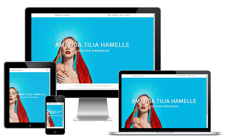 Ny Hjemmeside Wordpress teaterproducer Amanda Tilia Hamelle