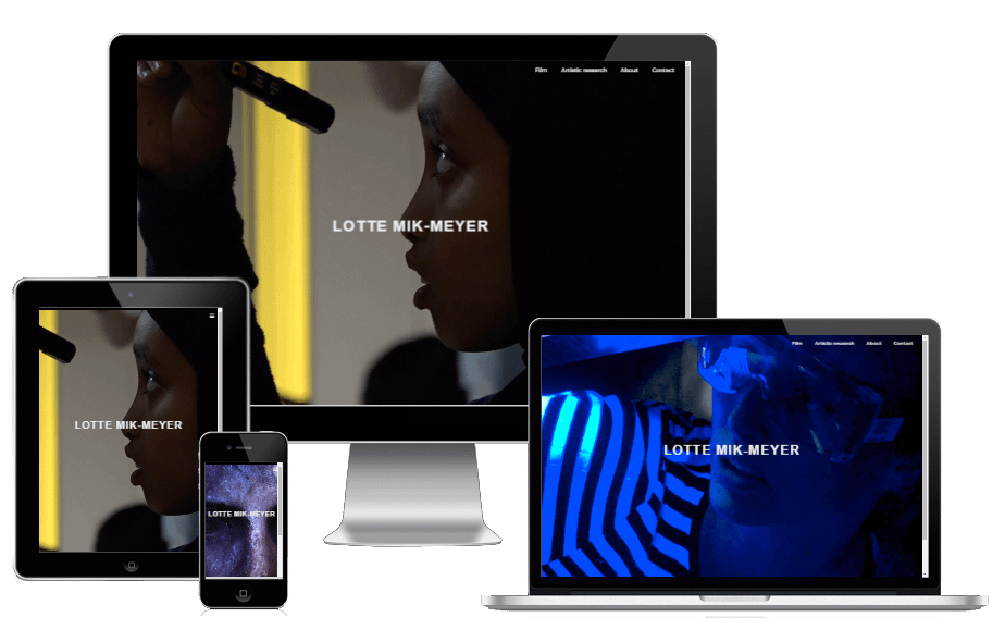 Ny Filminstruktoer Hjemmeside Lotte Mik Meyer WordPress 01