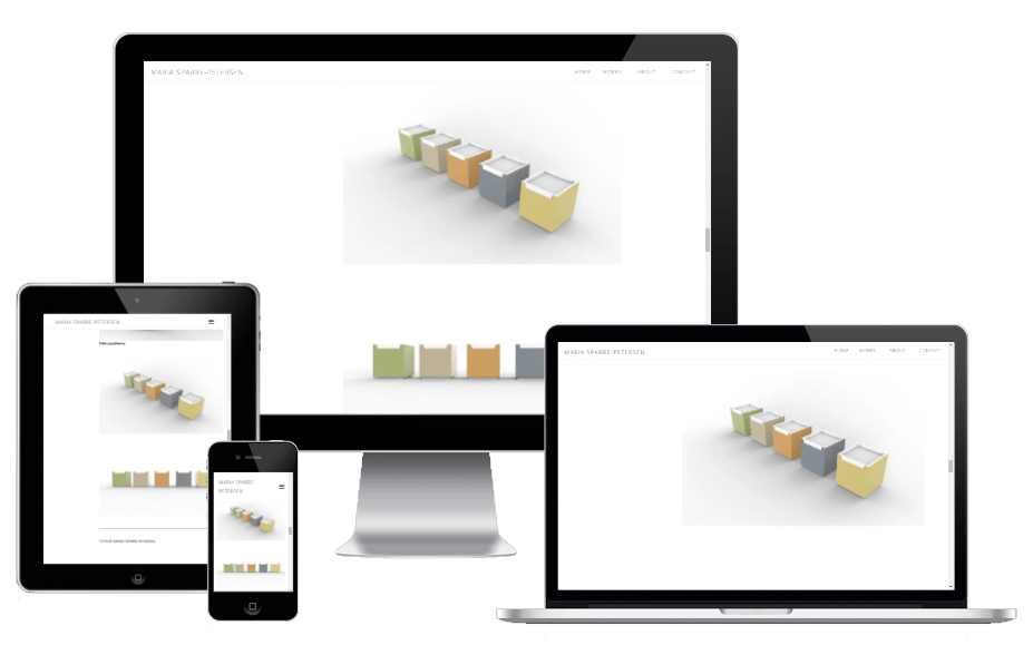 Ny Hjemmeside Designer Kunstner Maria Sparre Petersen 0