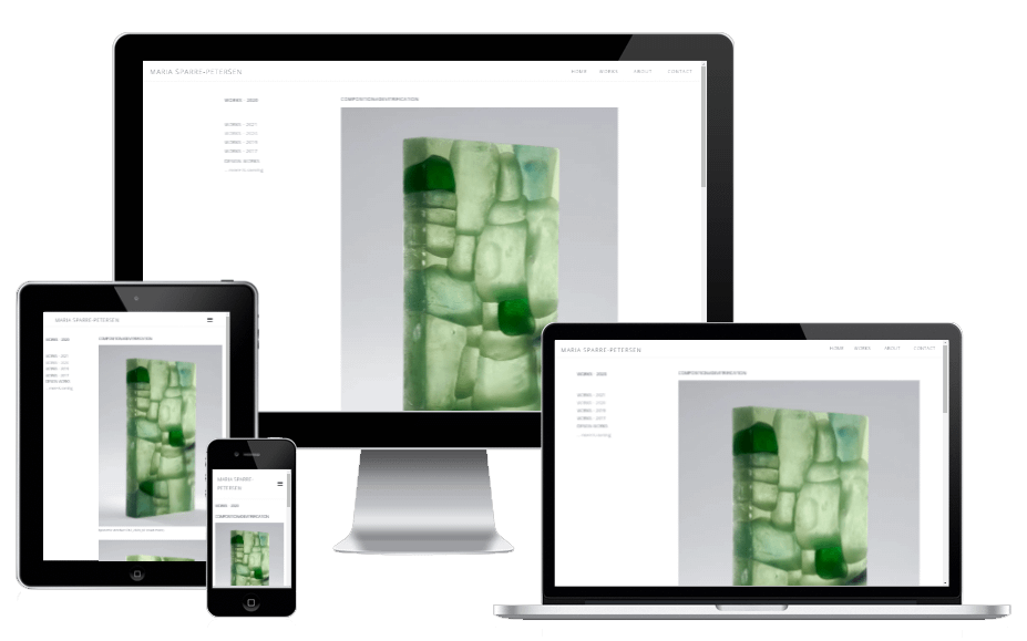 Ny Hjemmeside Designer Kunstner Maria Sparre Petersen 03