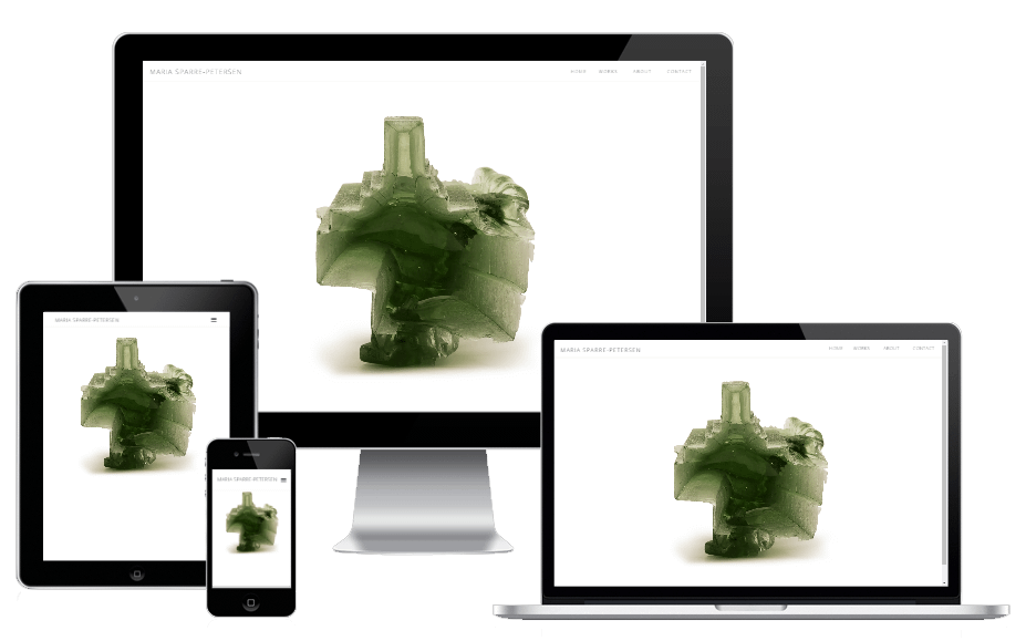 Ny Hjemmeside Designer Kunstner Maria Sparre Petersen WordPress