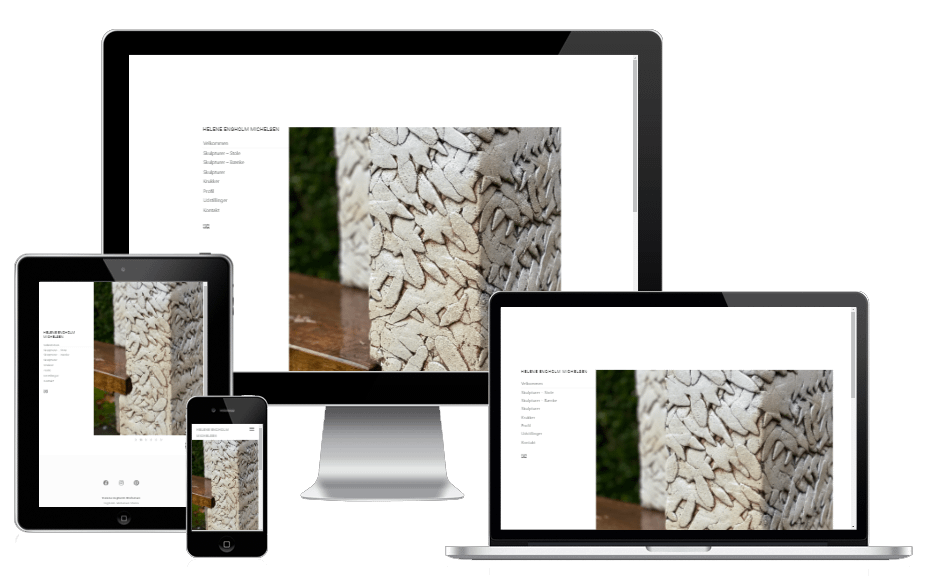 Ny hjemmeside til kunstner og designer Helene Engholm Michaelsen KUNST