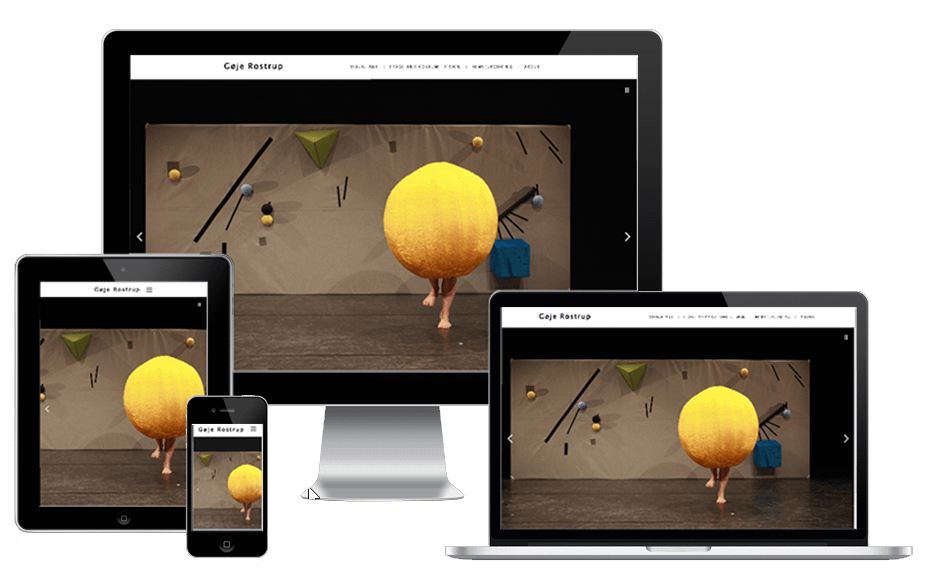 Ny Hjemmeside Scenograf Goje Rostrup Wordpress 5