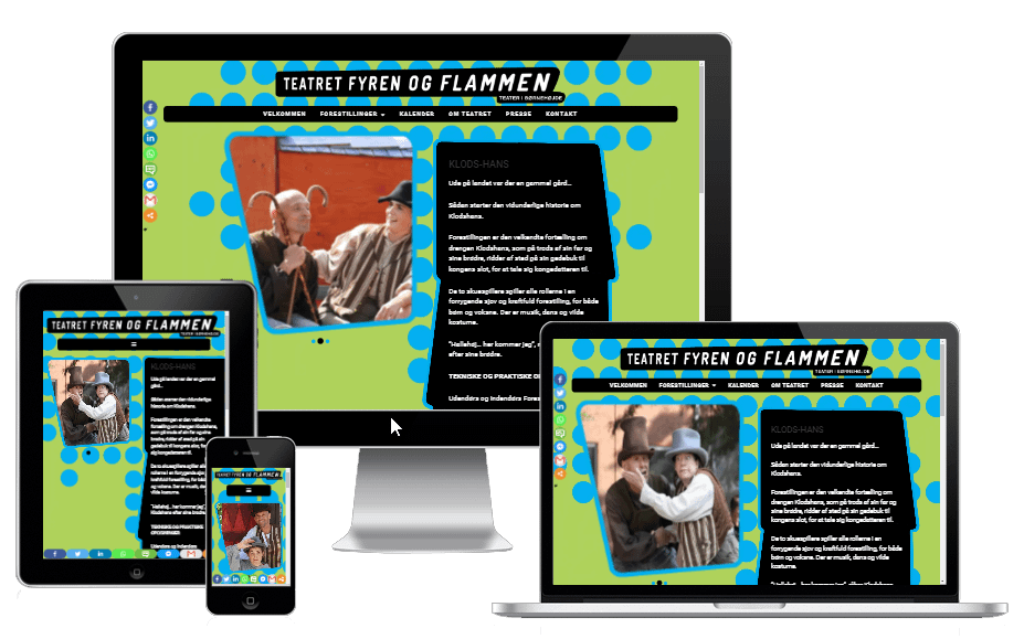 Ny Hjemmeside Wordpress Boerneteater Fyrenogflammen 01