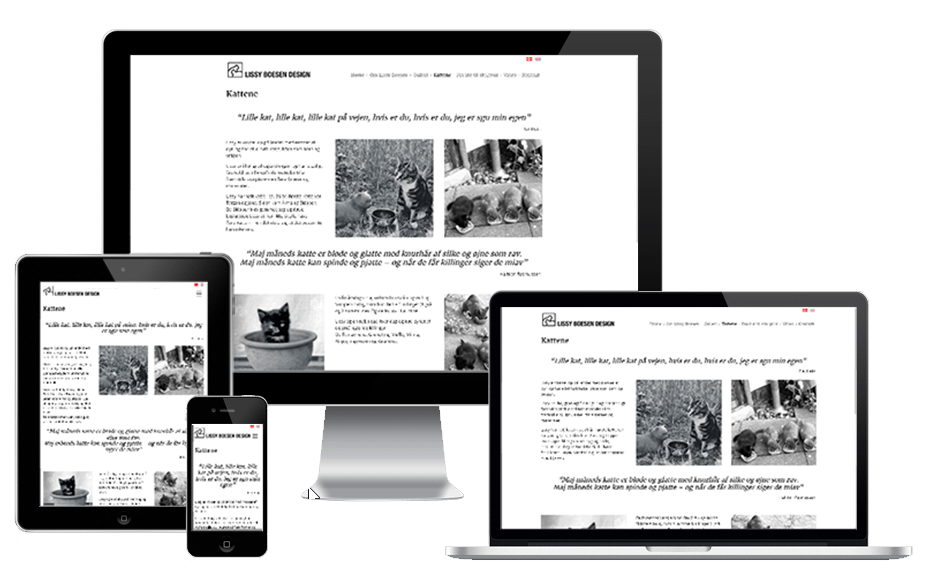 Ny Hjemmeside Wordpress Designer Lissy 001