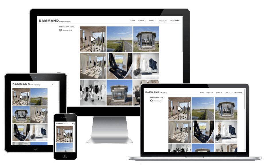 Ny Kunstnerhjemmeside Dammand Designer 01