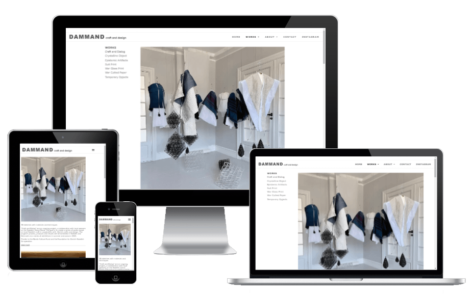 Ny Kunstnerhjemmeside Dammand Designer 06