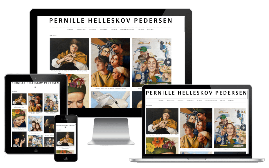 Ny Wordpress Hjemmeside Maler Pernille Helleskov 04