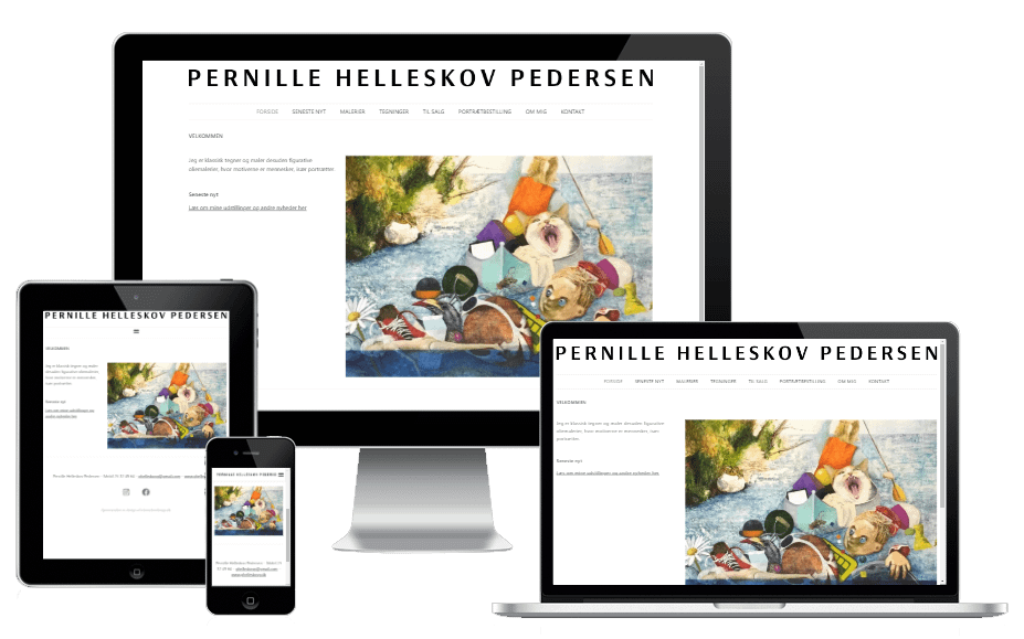 Ny Wordpress Hjemmeside Maler Pernille Helleskov 05