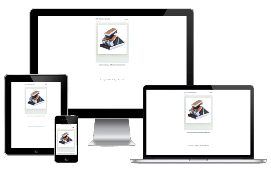 Ny hjemmeside til Online Polaroid gallery - SX70