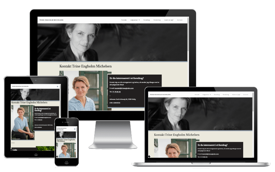 Ny Hjemmeside Forfatter Trine Engholm Michelsen Wordpress