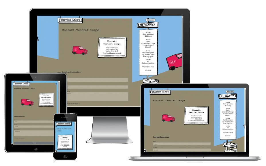 Ny Hjemmeside Design Teatret Lampe 01
