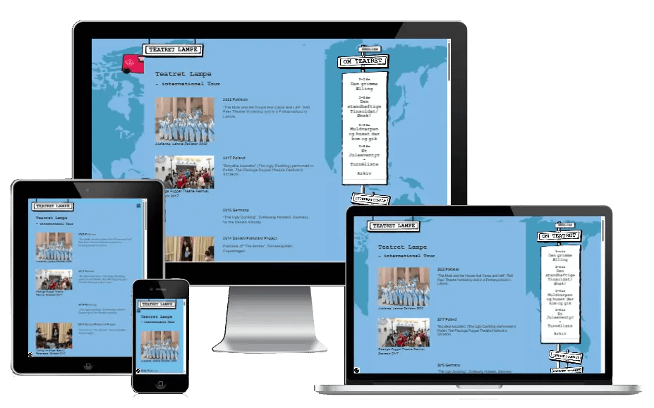 Ny Hjemmeside Design Teatret Lampe WordPress 02